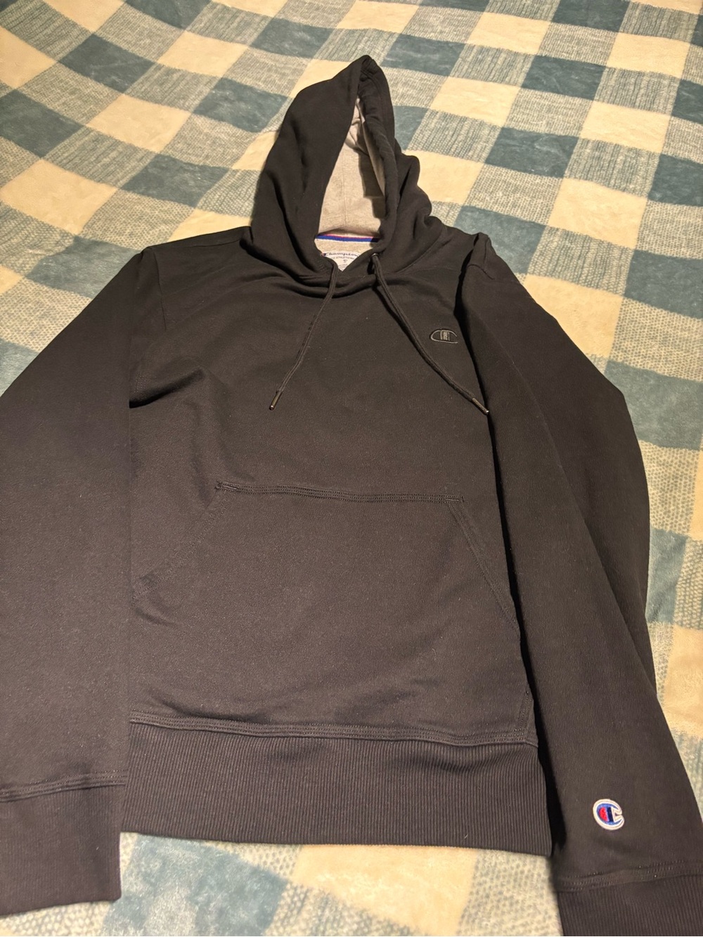 Men’s champion hoodie, black